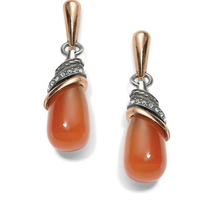 Brighton Neptunes Rings Carnelian Teardrop Earrings JA497D