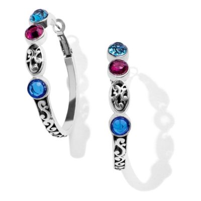 Brighton Elora Gems Vitrail Hoop Earrings JA5823