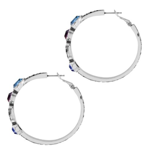 Brighton Elora Gems Vitrail Hoop Earrings JA5823 - Image 2