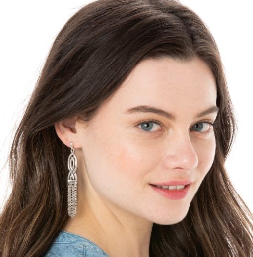 Brighton Interlok Fringe Post Drop Earrings JA6240 - Image 3