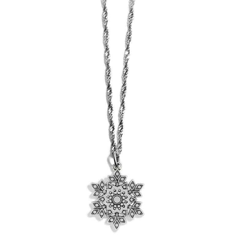 Brighton Glint Snowflake Necklace JM2041 | Pappagallo Classiques