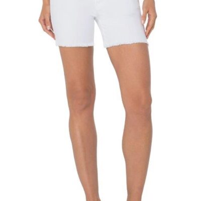 Liverpool Jeans Company Vickie Fray Hem Short 5 Inseam LM9140QY-W-S22