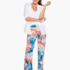 Nic+Zoe Water Blooms Wide Leg Pant S221885