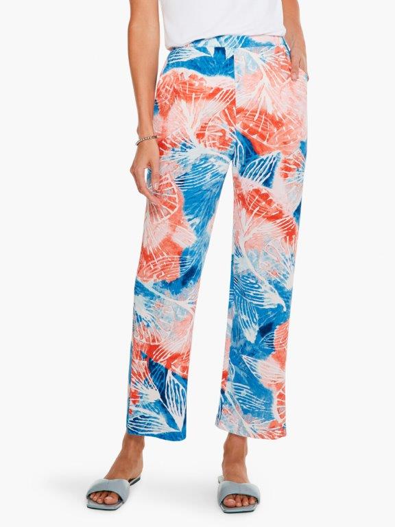 Nic+Zoe Water Blooms Wide Leg Pant S221885 | Pappagallo Classiques