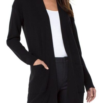 Liverpool Jeans Company Open Front Cardigan Sweater LM8483SW9