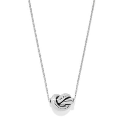 Brighton Interlok Single Knot Mini Necklace JM0047